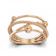 Golden ring. Article 300407  size 18.5 - Photo 2