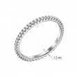 Ring in white gold with cubic zirconia. Article 380391В  size 15 - Photo 3