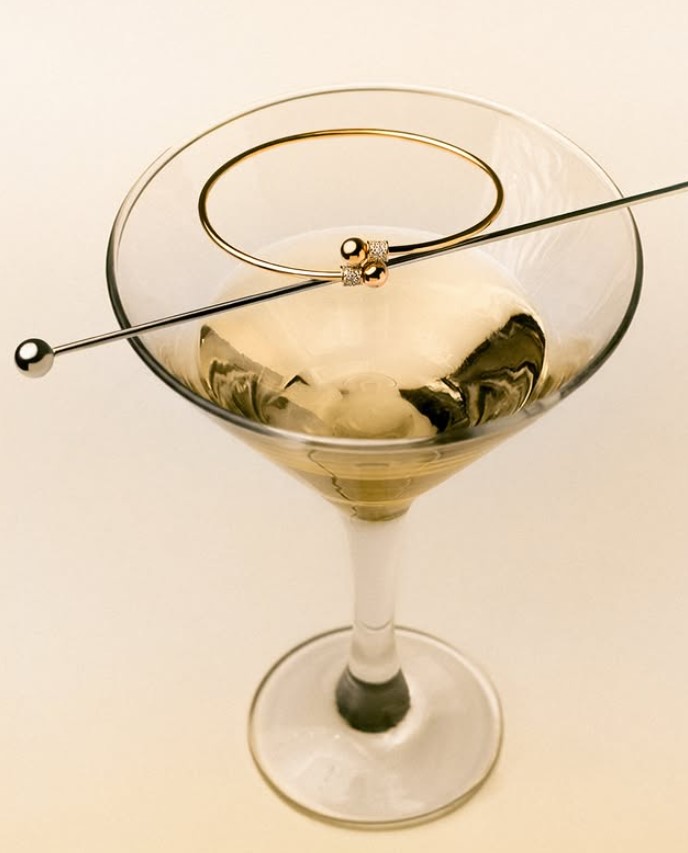 Золотий браслет з фіанітами. Артикул 820241  розмір 170 - Фото 3