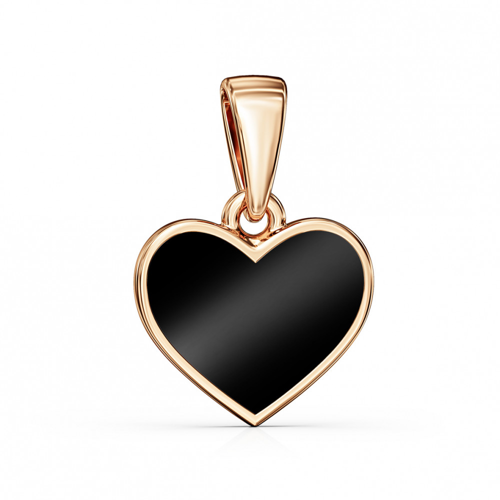 Золотая подвеска с эмалью. Артикул 130318Е  - Фото 2