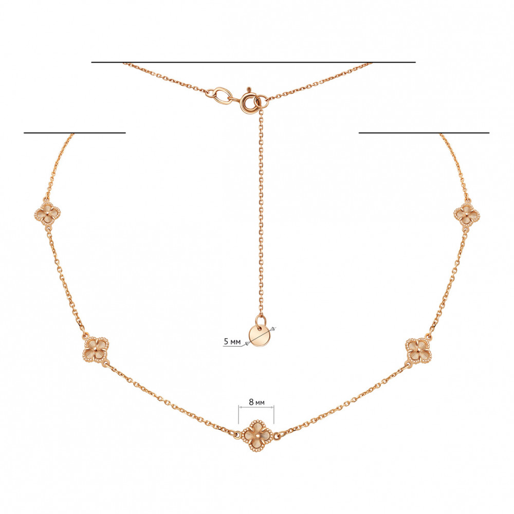 Золоте кольє. Артикул 860632  розмір 400 - Фото 2