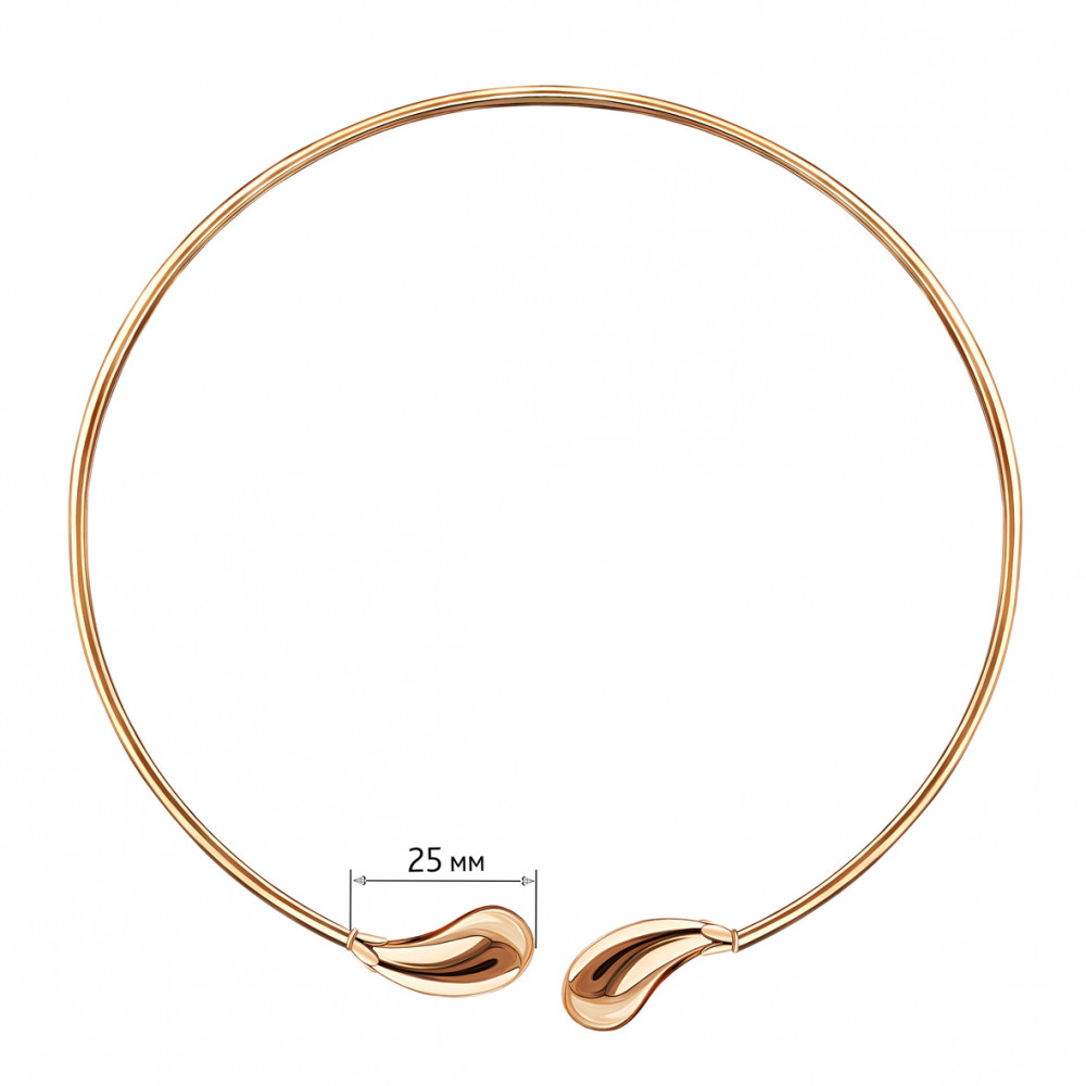 Золотое колье. Артикул 860630  размер 450 - Фото 2