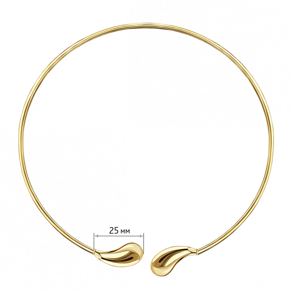 Золотое колье. Артикул 860630М  размер 400 - Фото 2