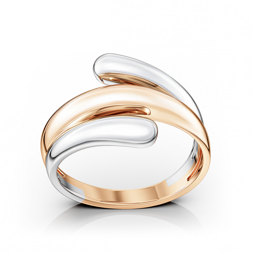 Golden ring. Article 310314  size 18.5 - Photo 2