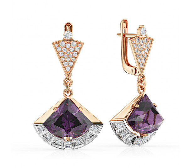 Серьги с крупными камнями - Фото  9