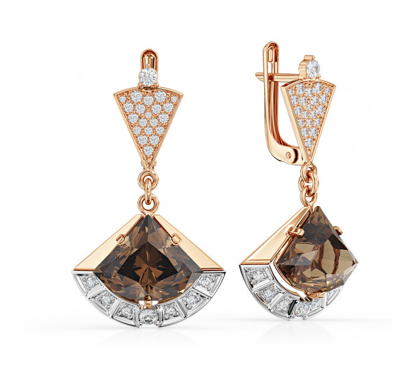 Серьги с крупными камнями - Фото  8