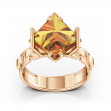 Золотое кольцо с цитрином. Артикул 369730  размер 17.5 - Фото 2