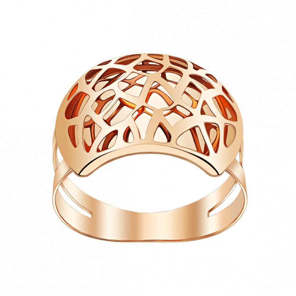 Золота каблучка. Артикул 390238  розмір 17 - Фото 2