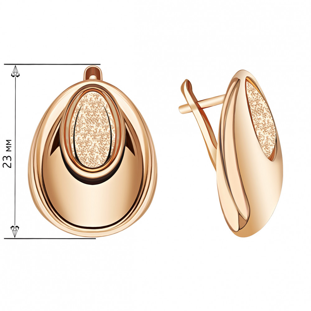 Gold earring. Article 470815  - Photo 2