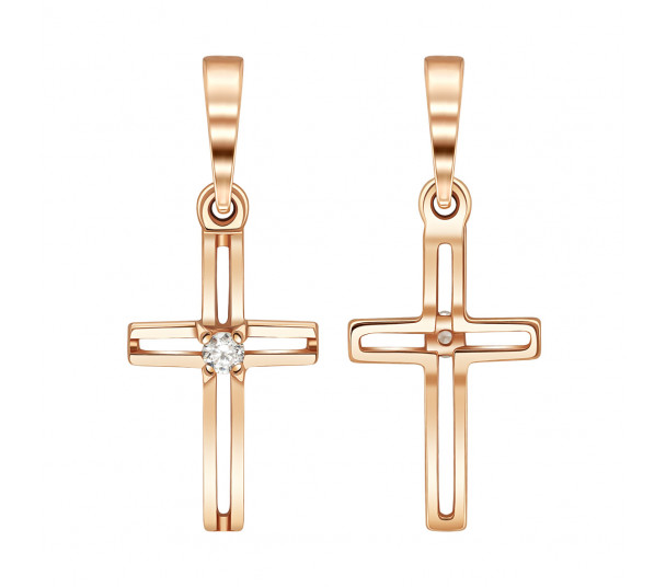 Жіночі хрестики з камінням - Фото  1