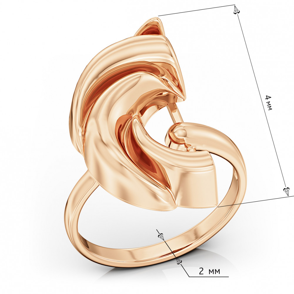 Золотое кольцо. Артикул 300503  размер 16.5 - Фото 3