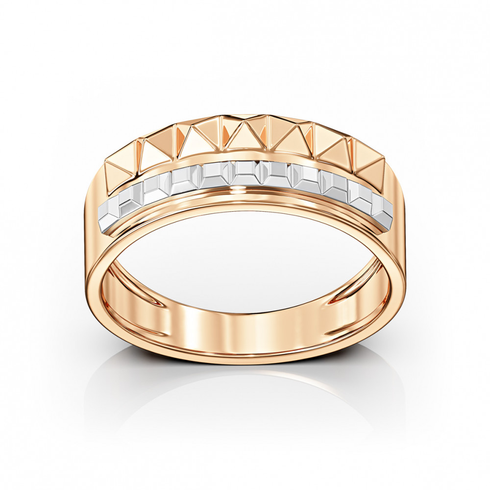 Золота каблучка. Артикул 310318  розмір 19 - Фото 2