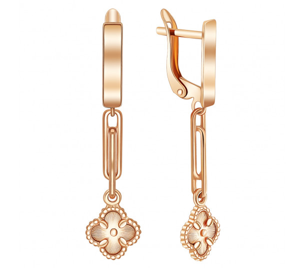 Золотые серьги. Артикул 460044 - Фото  1