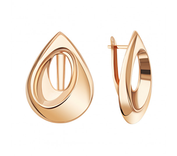 Gold earrings. Article 470414 - Photo  1