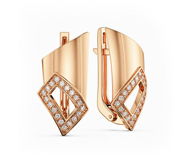 Золотые серьги 