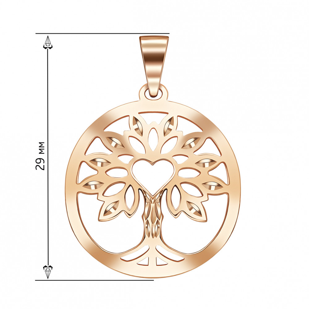 Золотая подвеска. Артикул 170064  - Фото 2