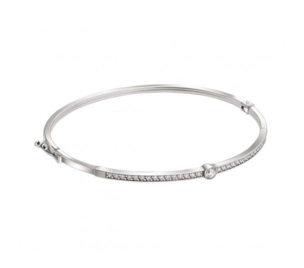 Золотой браслет с фианитами. Артикул 820176 - Фото  1