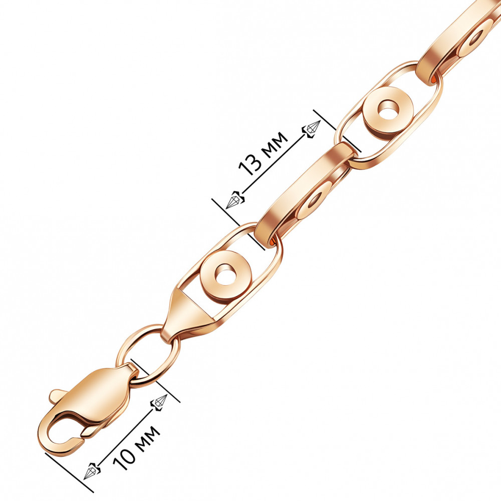 Золотой браслет. Артикул 894032  размер 150 - Фото 3