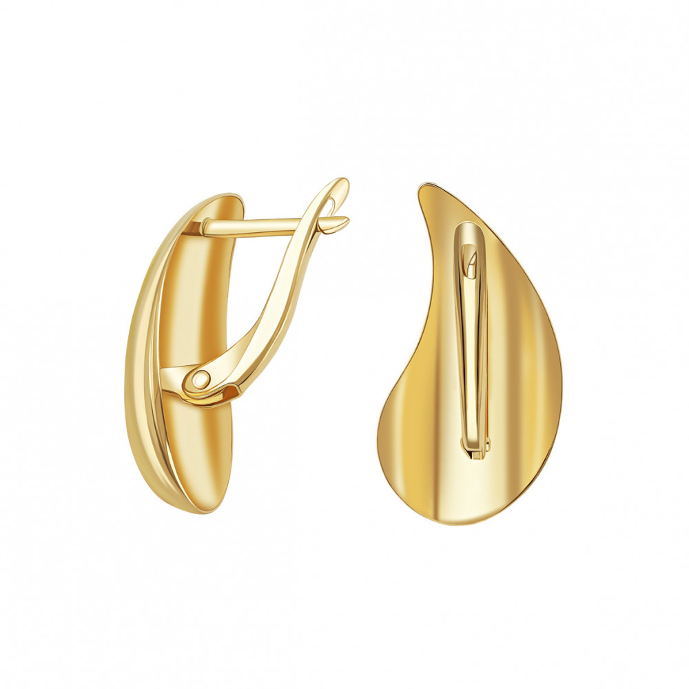 Золоті сережки. Артикул 470664М  - Фото 2