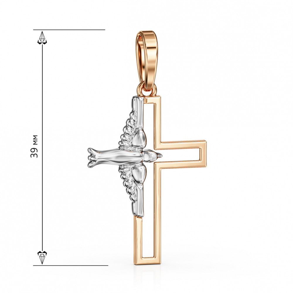 Золотой крестик. Артикул 250113  - Фото 2