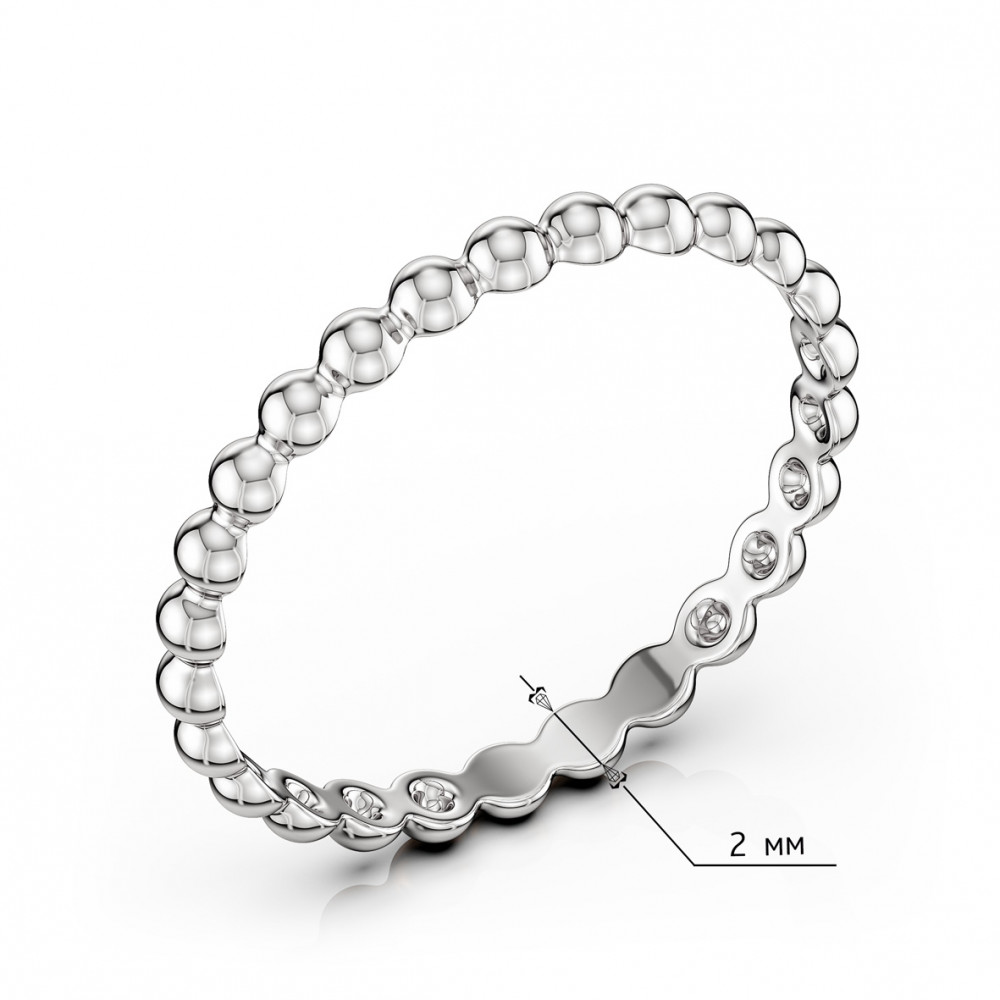 Золота каблучка. Артикул 300422В  розмір 14 - Фото 3