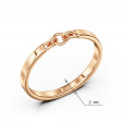 Gold ring. Article 300509  size 18 - Photo 3