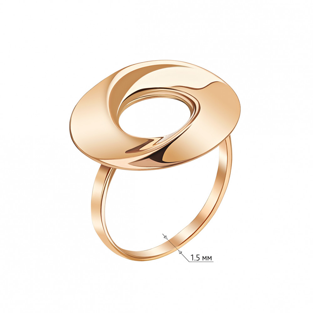 Золотое кольцо. Артикул 391126  размер 18 - Фото 4