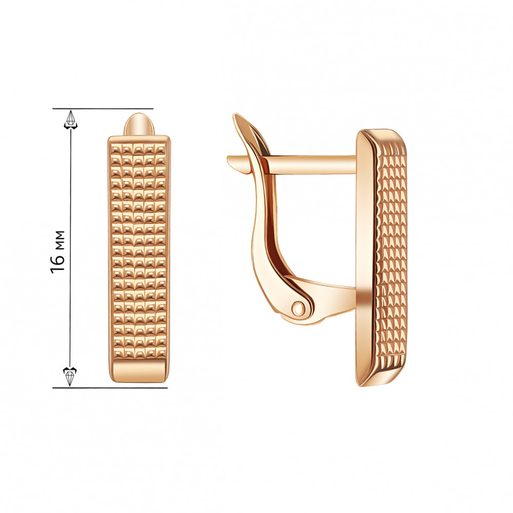 Gold earring. Article 470834  - Photo 2