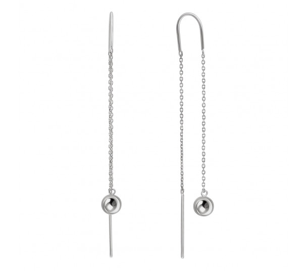 Золоті сережки. Артикул 470328В - Фото  1