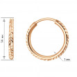 Gold earrings. Article 460044  - Photo 2