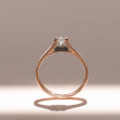Золотое кольцо с фианитами. Артикул 330681  размер 17 - Фото 2