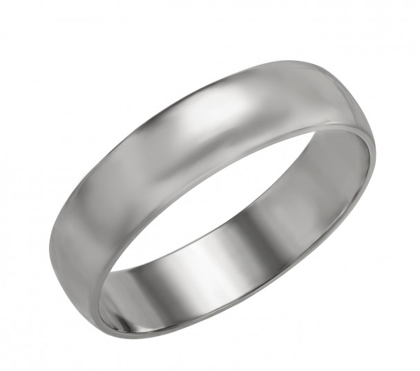 Серебряное обручальное кольцо классическое. Артикул 340005С  размер 16 - Фото 1
