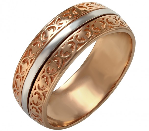 Обручальные кольца из комбинированного золота - Фото  8