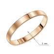 Classic gold wedding ring. Article 340003  size 22.5 - Photo 2