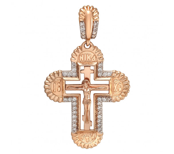 Православные женские золотые крестики - Фото  19