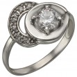 Серебряное кольцо с фианитами. Артикул 320522С  размер 17.5 - Фото 2