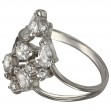 Серебряное кольцо с фианитами. Артикул 380415С  размер 18.5 - Фото 2