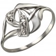 Серебряное кольцо с фианитами. Артикул 320207С  размер 18 - Фото 2