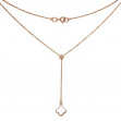 Gold necklace with enamel. Article 860356Е  size 450 - Photo 2