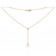 Gold necklace with enamel. Article 860356Е  size 450 - Photo 2