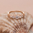 Золотое кольцо с фианитами. Артикул 380480  размер 17 - Фото 2