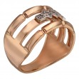 Золотое кольцо с фианитами. Артикул 350064  размер 18 - Фото 2