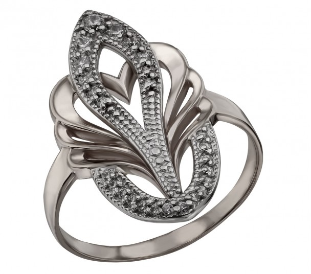 Серебряное кольцо с фианитами. Артикул 330831С  размер 17 - Фото 1
