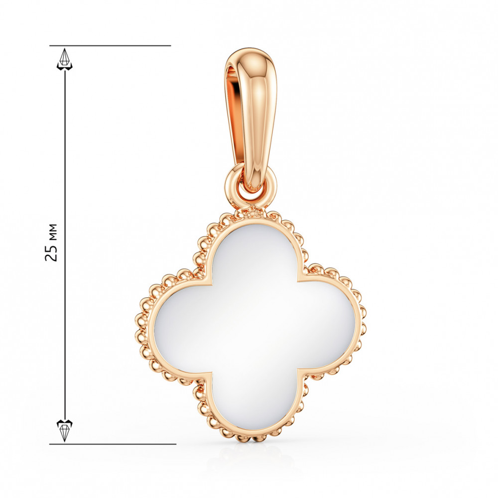 Золота підвіска з емаллю. Артикул 130284Е  - Фото 3