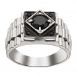 Серебряное кольцо с фианитами. Артикул 330426С  размер 22 - Фото 2