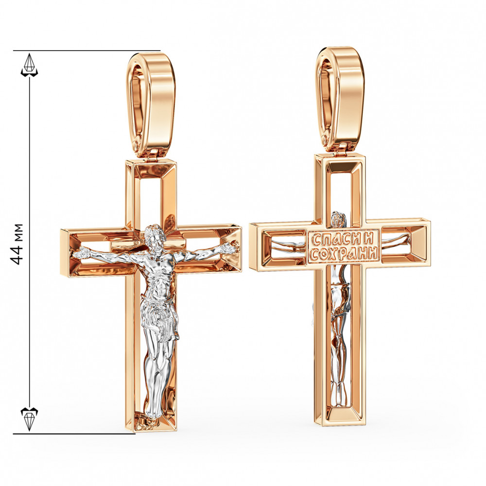 Gold cross. Article 240194  - Photo 2
