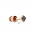 Gold studs with enamel. Article 500040E  - Photo 5