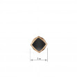 Gold studs with enamel. Article 500040E  - Photo 6