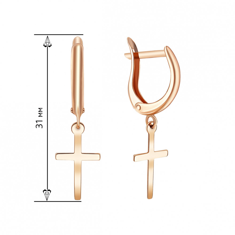 Золотые серьги. Артикул 470056  - Фото 2