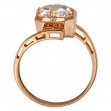 Золотое кольцо с фианитами. Артикул 380515  размер 16.5 - Фото 4